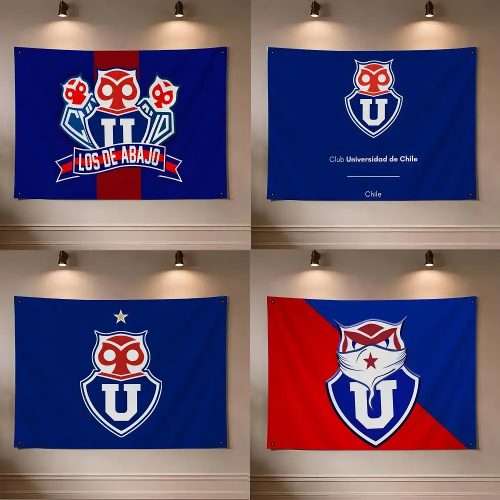 Art C-Chile University Flags flag For Room Dorm Camping Picnic Art Style Garage Bar wall Decoration Banner