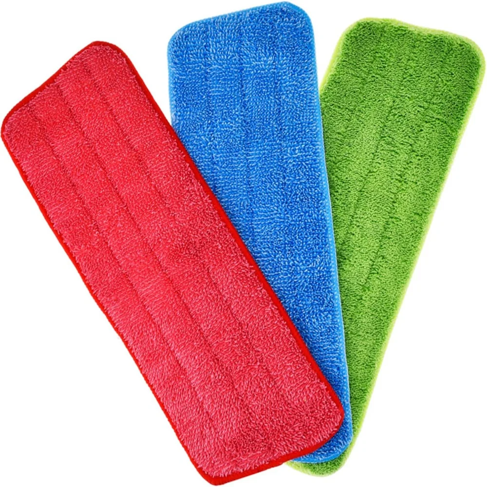 Mop Pads Head Replacement Spray Pads Microfiber Cleaning Pads for Wet Dry Mops Flat Replacement Heads for Floor Cleaning