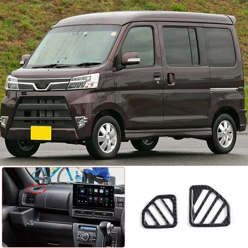 

For Daihatsu Atrai Hijet Cargo 2022 Dashboard Air Conditioning Outlet Decorative Cover Trim Sticker Car Modification Accessory