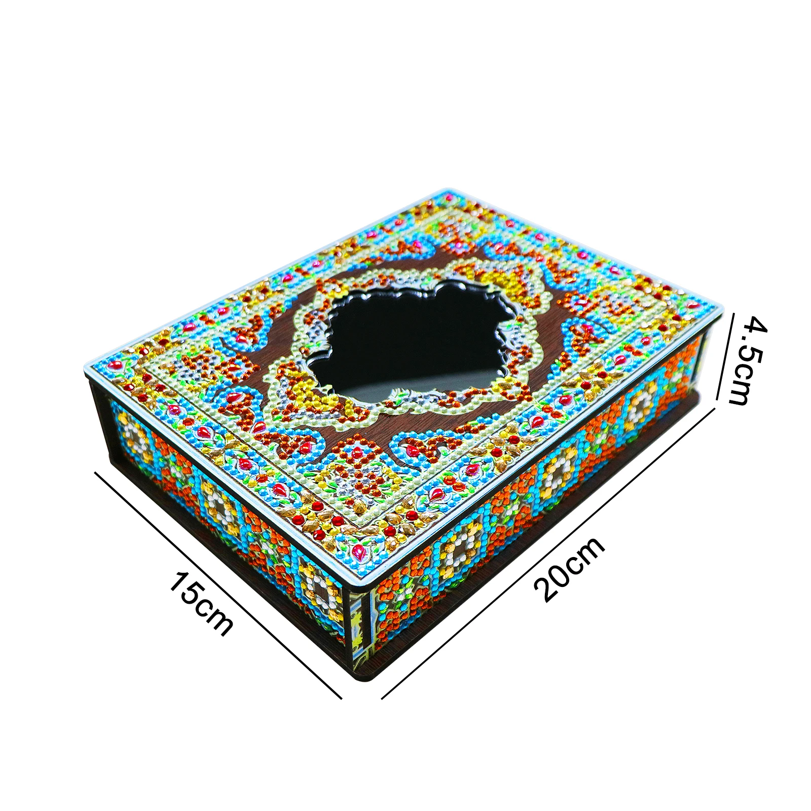 Special Shaped Bright Drill Diamond Painting Jewelry Box Birthday Gift DIY Mandala Jewelry Storage Box Organizer Case Mosaic Set