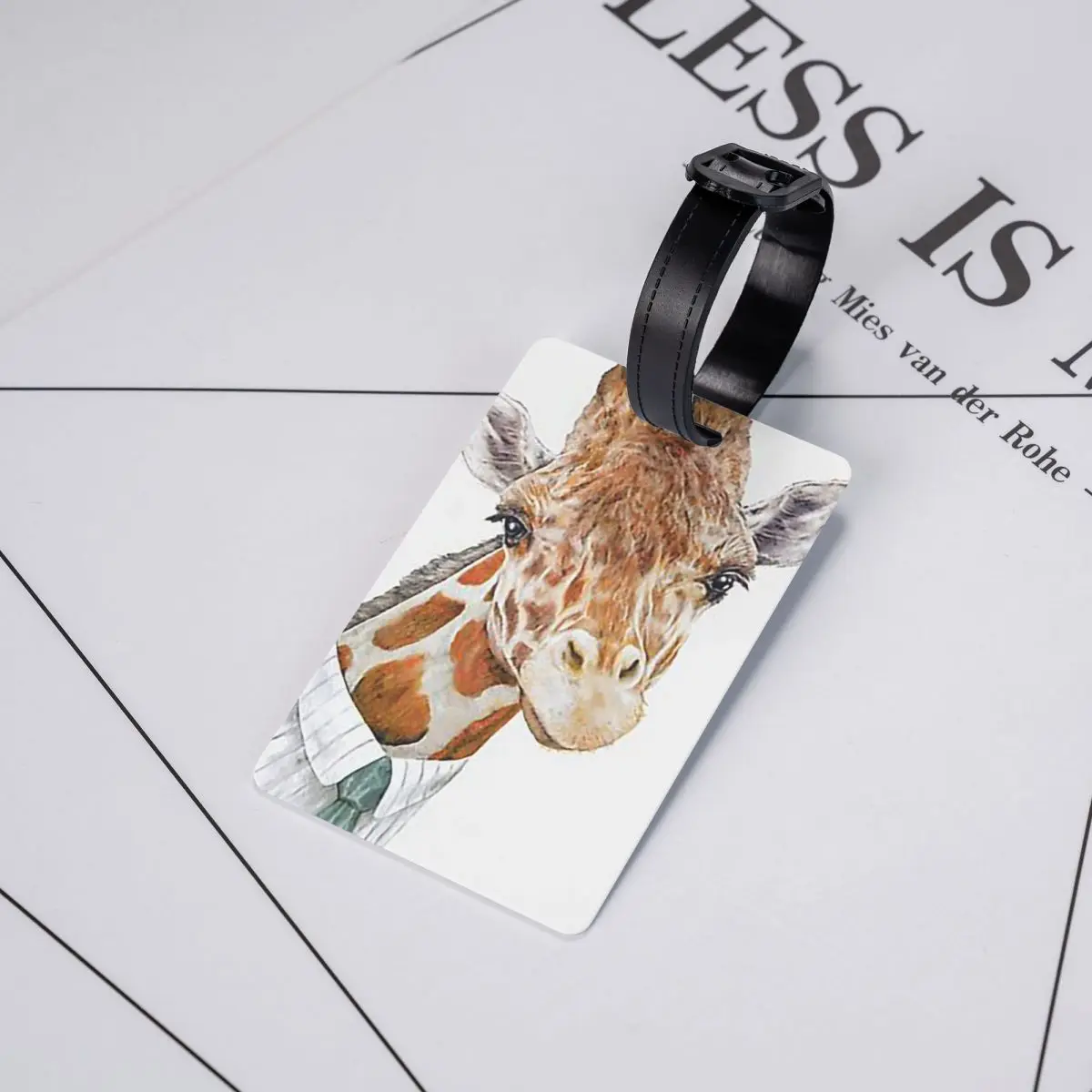 

Бирки для багажа «Жираф», аксессуары для чемоданов, этикетки для путешествий, держатели для багажных бирок, именные бирки с адресом