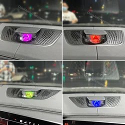 LED Lift Center Speaker For BW G05 X5 G06 X6 G07 X7 Series Cover Lighting Speaker Audio Tweeter Luminous Night Lighting Trim