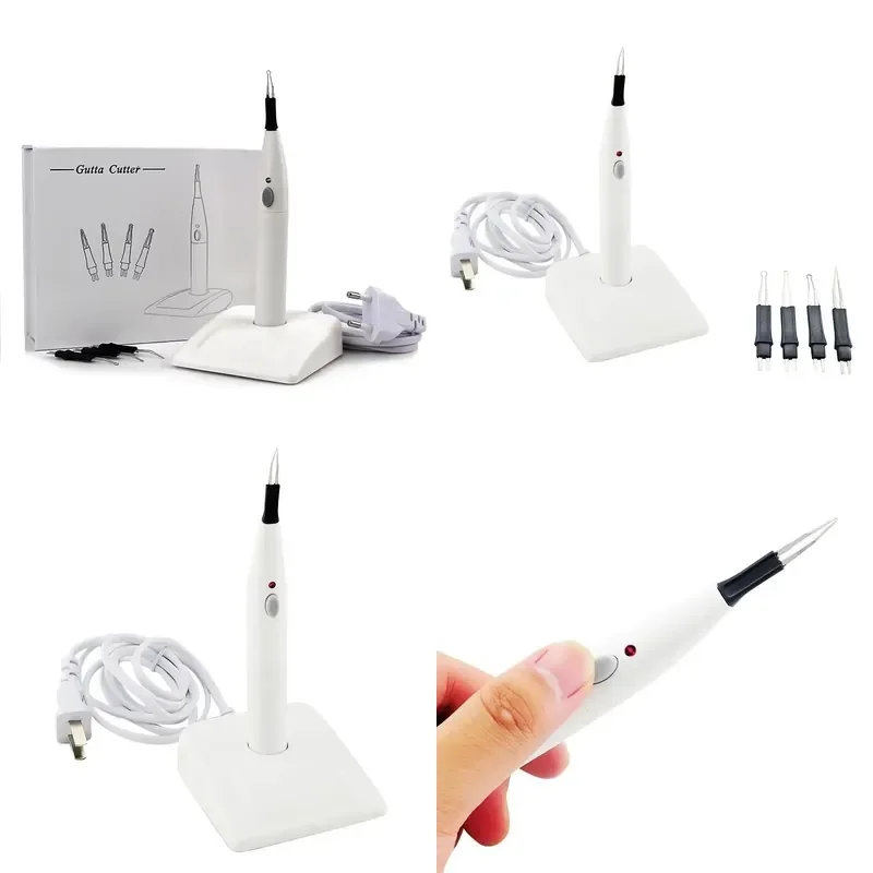 

2026 Gutta Percha Points Cutter Wireless Portable 4 Tips Gutta Cutter/ Electric Gutta Perch Cutter