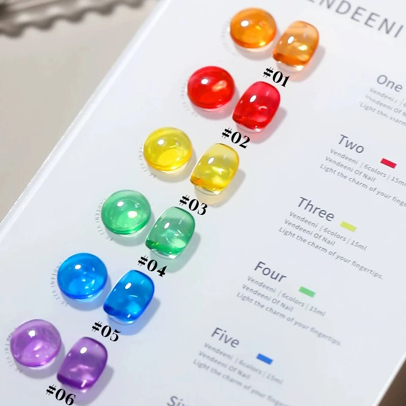 MIANEL 12ML 1個入り Vittini 2025 新アイスシアードーパミン半透明ガラスグレージェルネイルポリッシュコレクション - 2025ネイルアートトレンド