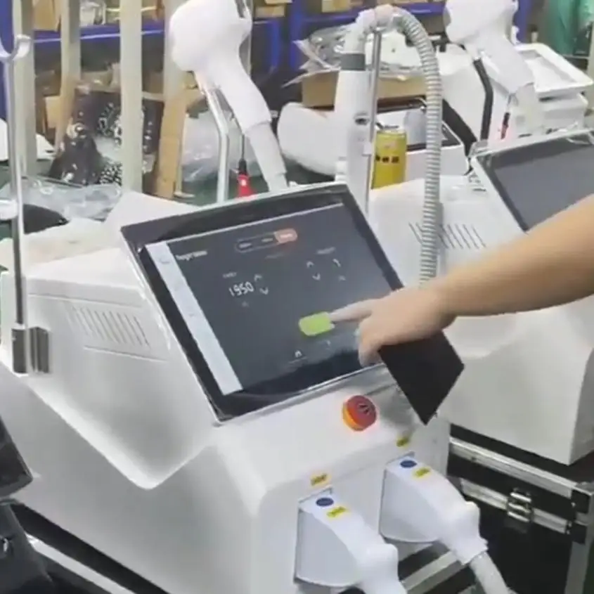 Professional Salon Pico Laser Hair Removal Machine 15.6 Inch Touch Screen Combo for High Profit Fast Treatment 90% Faster Recove