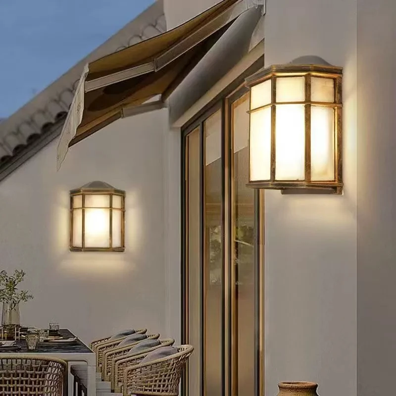 Lámparas de pared LED Retro para exteriores, accesorio de iluminación Industrial, impermeable, Estilo Vintage, E27, para jardín, calle, porche y
