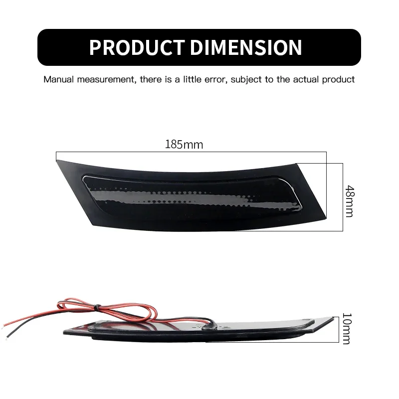 

2PCS LED Side Marker Lights Canbus For 2011 2012 2013 2014-2016 BMW F10 5-Serise OEM#7342094 Turn Signal Lamps Car Accessories