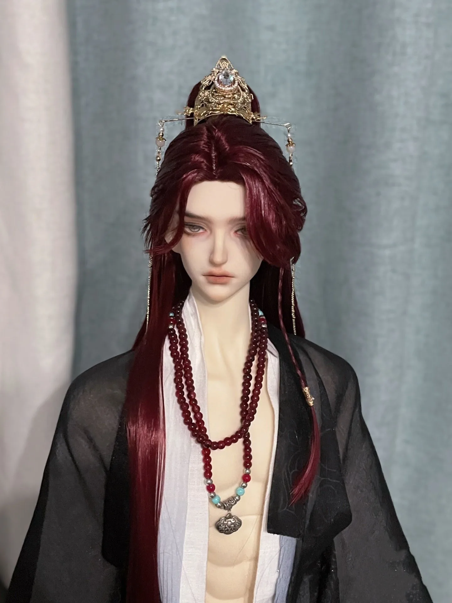 

Tiara 1/3 BJD Uncle Size Doll Headgear, Zircon Hair Crown Toys Accessories