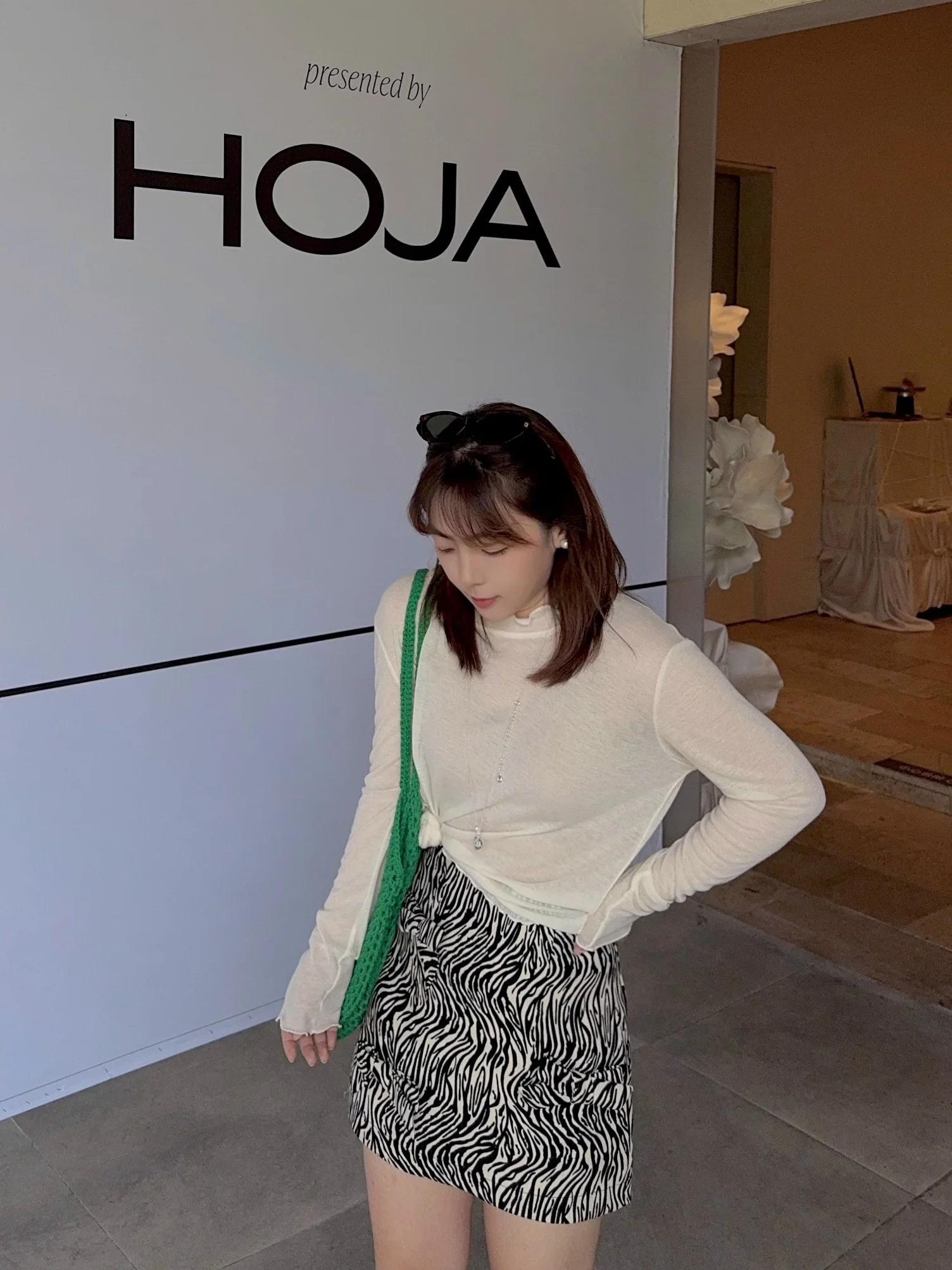 

Zhibingniang или юбка трапециевидной формы с узором зебры, высокая талия, модные женские юбки из полиэфирного волокна