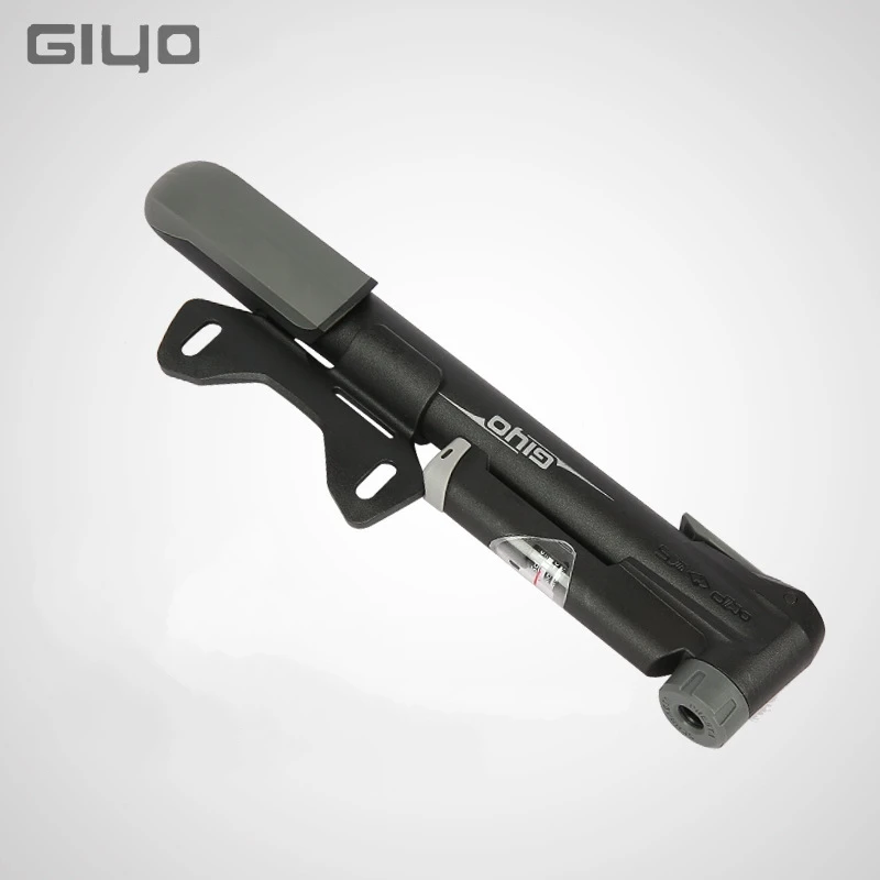 GIYO GP-41CP Bike Portable Pump 21cm EIEIO 120psi Plastic Mini Inflator With Gauge Presta/Schrader Valve Bicycle Accessories