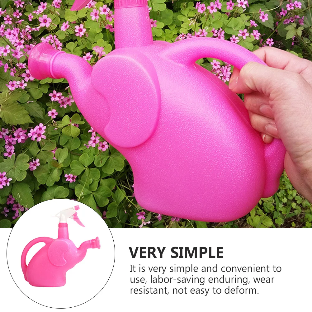

1Pcs Dual-Purpose Garden Watering Can Red Sprayer Lightweight Durable Practical for Home Balcony Indoor Bonsai Outdoor Gardening
