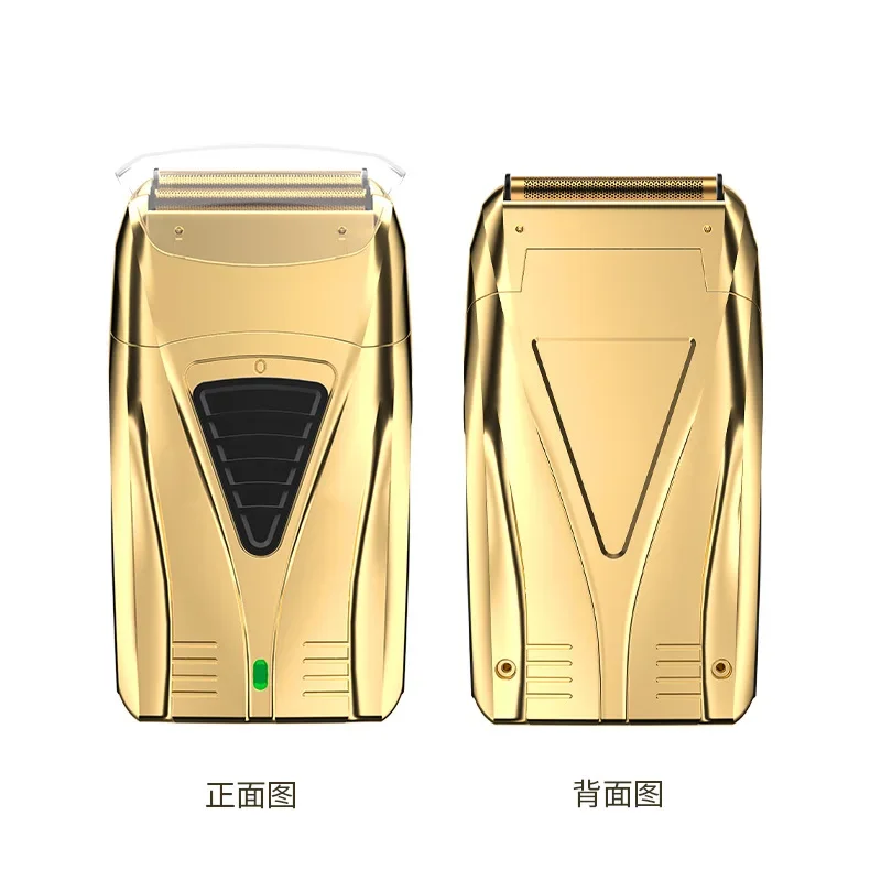 New retro body rechargeable shaver electric classic reciprocating double-headed shaver lasting battery life