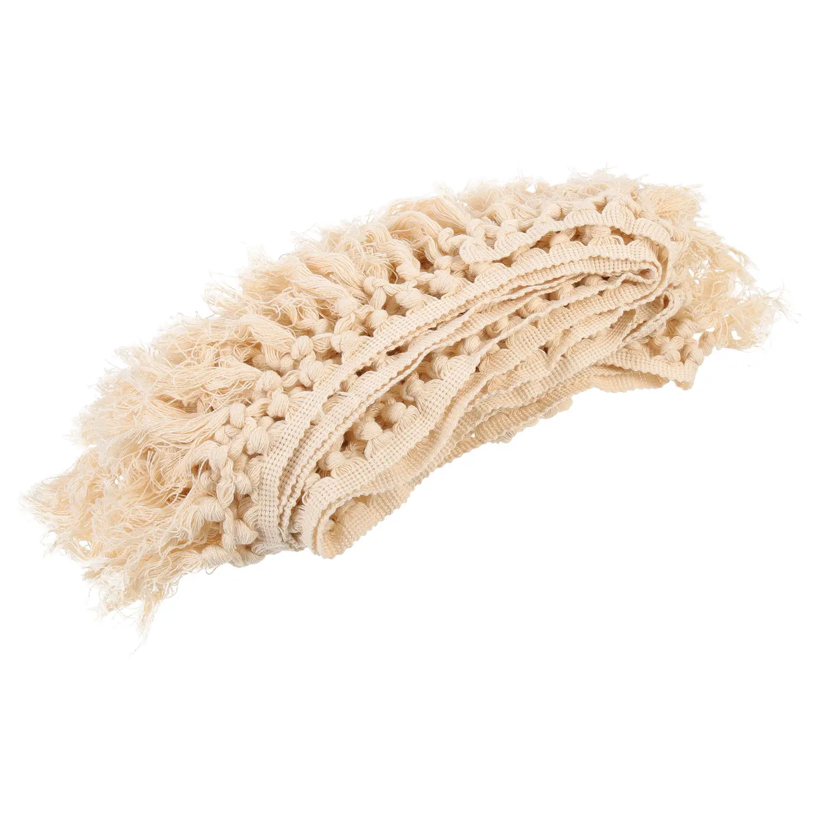 

Premium Tassel Lace Trim Washable Wear-Resistant Decorative Fringe for Clothing Dress Cuffs Curtain Edging Gift Wrapping Craft