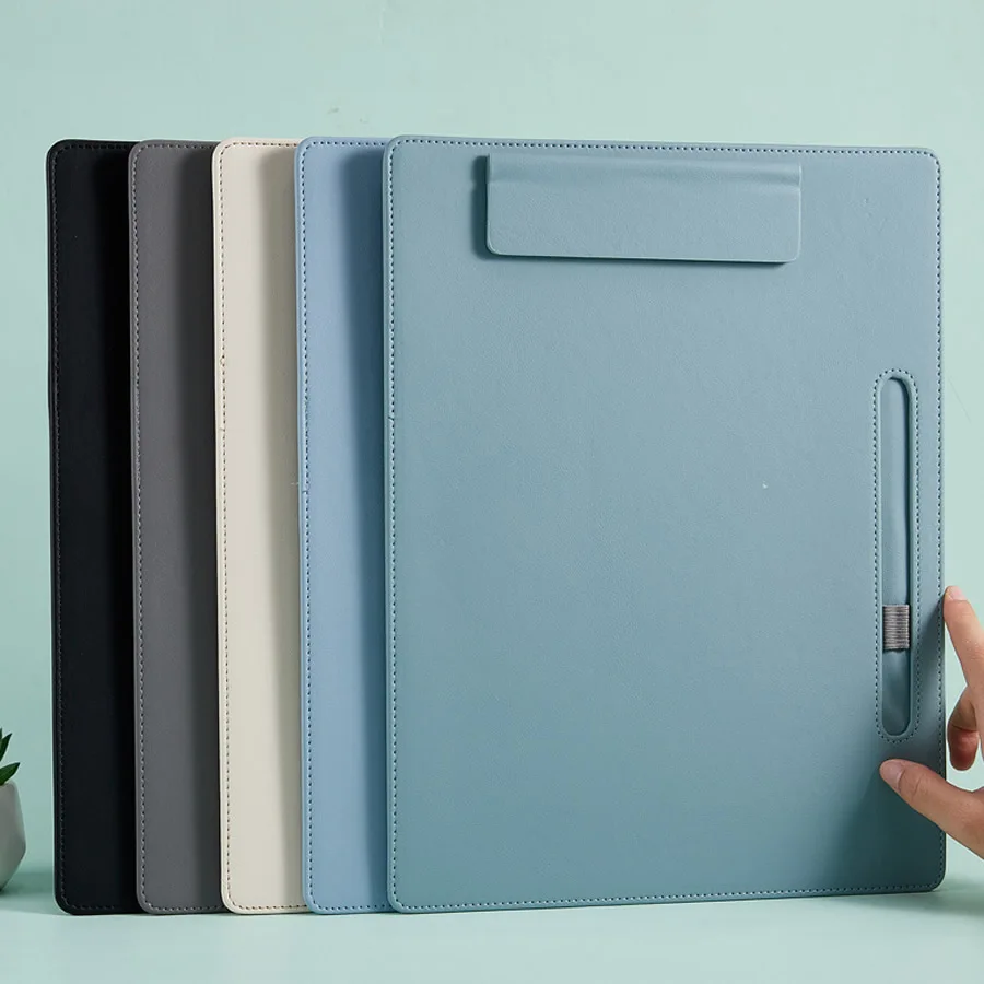 A4 Waterproof PP Clipboard Folder with Magnetic Backing Pen Slot And Writing Pad - Office File Board