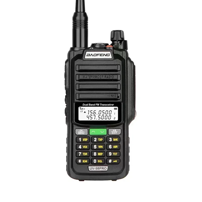 baofeng-uv98-プロトランシーバー防水-ip68-usb-c-キーボード-led-懐中電灯-fm-ラジオ屋外キャンプハイキング旅行インターホン