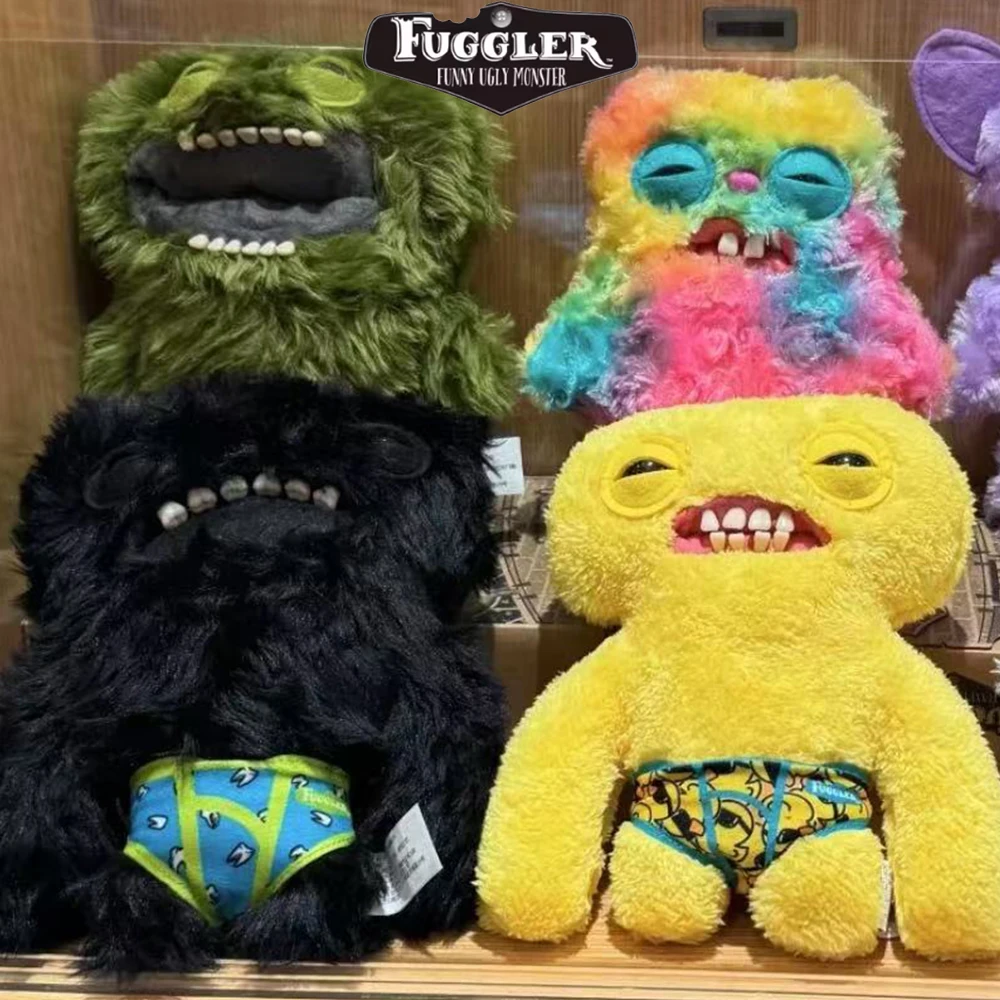 

Fuggler Monster в трусах, оригинальная плюшевая игрушка, уродливый зуб, окрашенный чужой монстр, пушистая кукла, подарок на день рождения высокого качества, 20-23 см