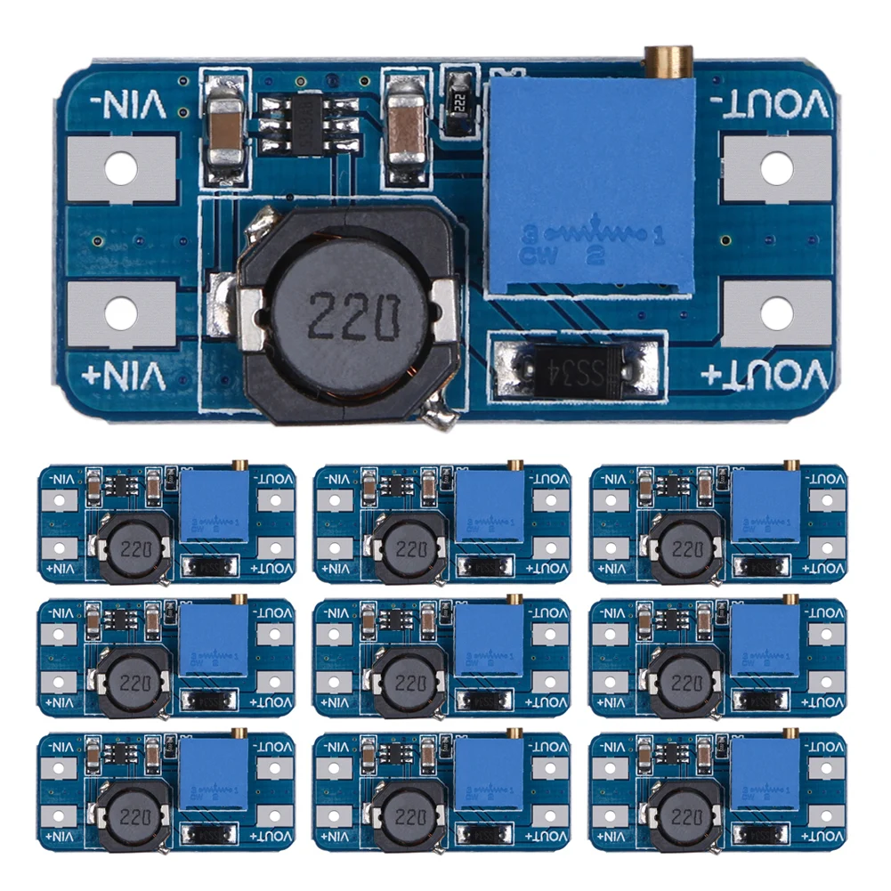 10Pcs MT3608 2A DC-DC Step Up Power Apply Booster Power Module for