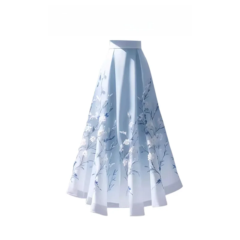 مجموعة الصيف 2025 سترة جديدة لطيفة واقية من الشمس irt سترة ضيقة مطبوعة تنورة عالية الخصر تي شيرت مجموعة المرأة Faion Ense...