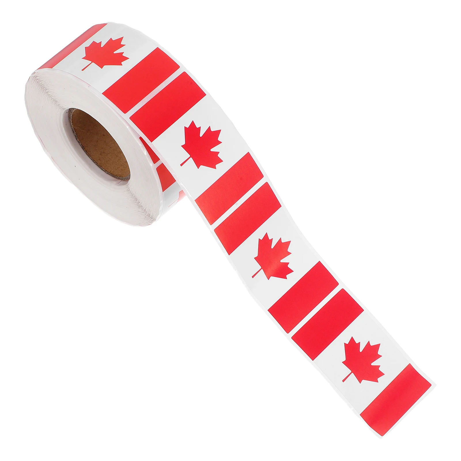 

Canadian Flag Sticker Decorative Scrapbook Aesthetic Decals Maple Leaf Red Diy Planner Canada Stickers