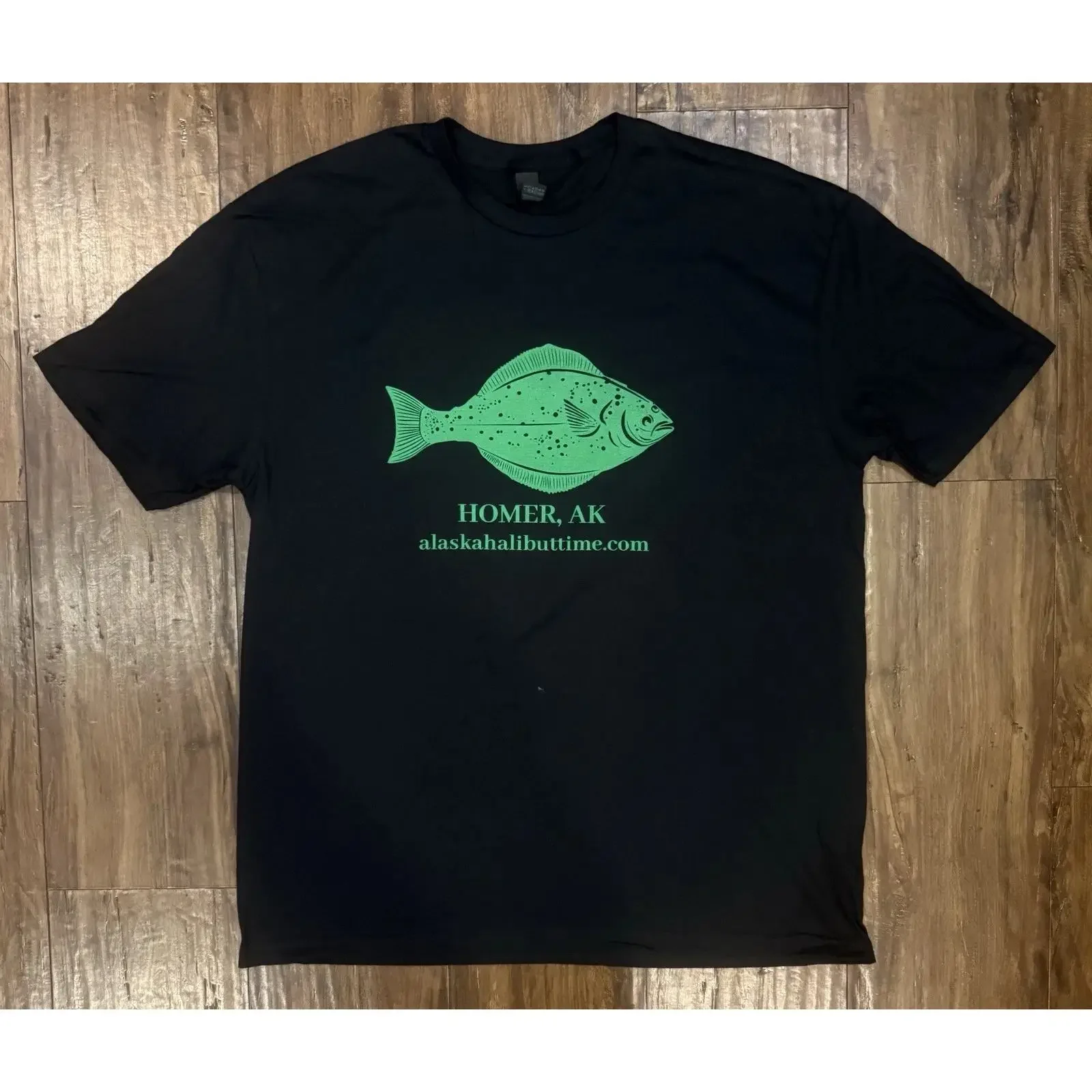 Alaska Halibut Time Fishing T Shirt And Hats NEW Homer Charter Salmon vintage Washed Stylish Stretched Versatile fashion Casual