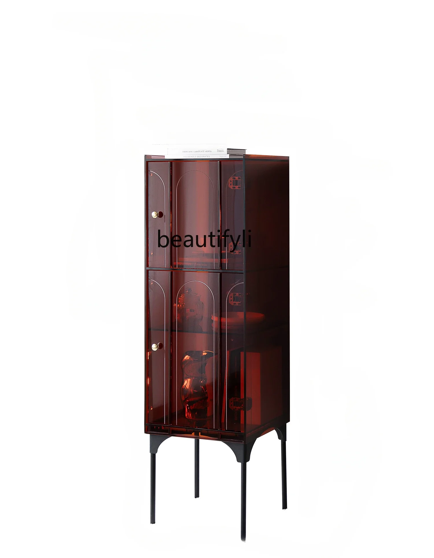 

TV Series Same Style Wine Cabinet Light Luxury Acrylic Sideboard Narrow French Living Room Small Sideboard