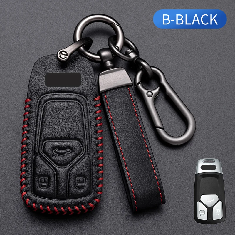 

Durable Car Remote Key Case Cover Shell For Audi A4 B9 A5 A6 8S 8W Q5 Q7 4M S4 S5 S7 TT TTS TFSI RS Protector Fob Keyless