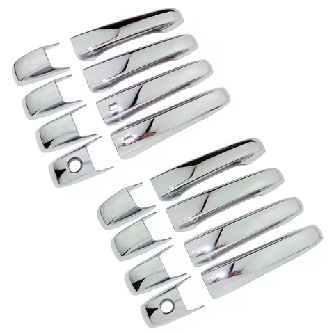 For Dodge Grand Caravan Avenger Durango Journey Magnum Caliber ABS Car Styling Side Door Handle Cover Exterior Chrome Trim