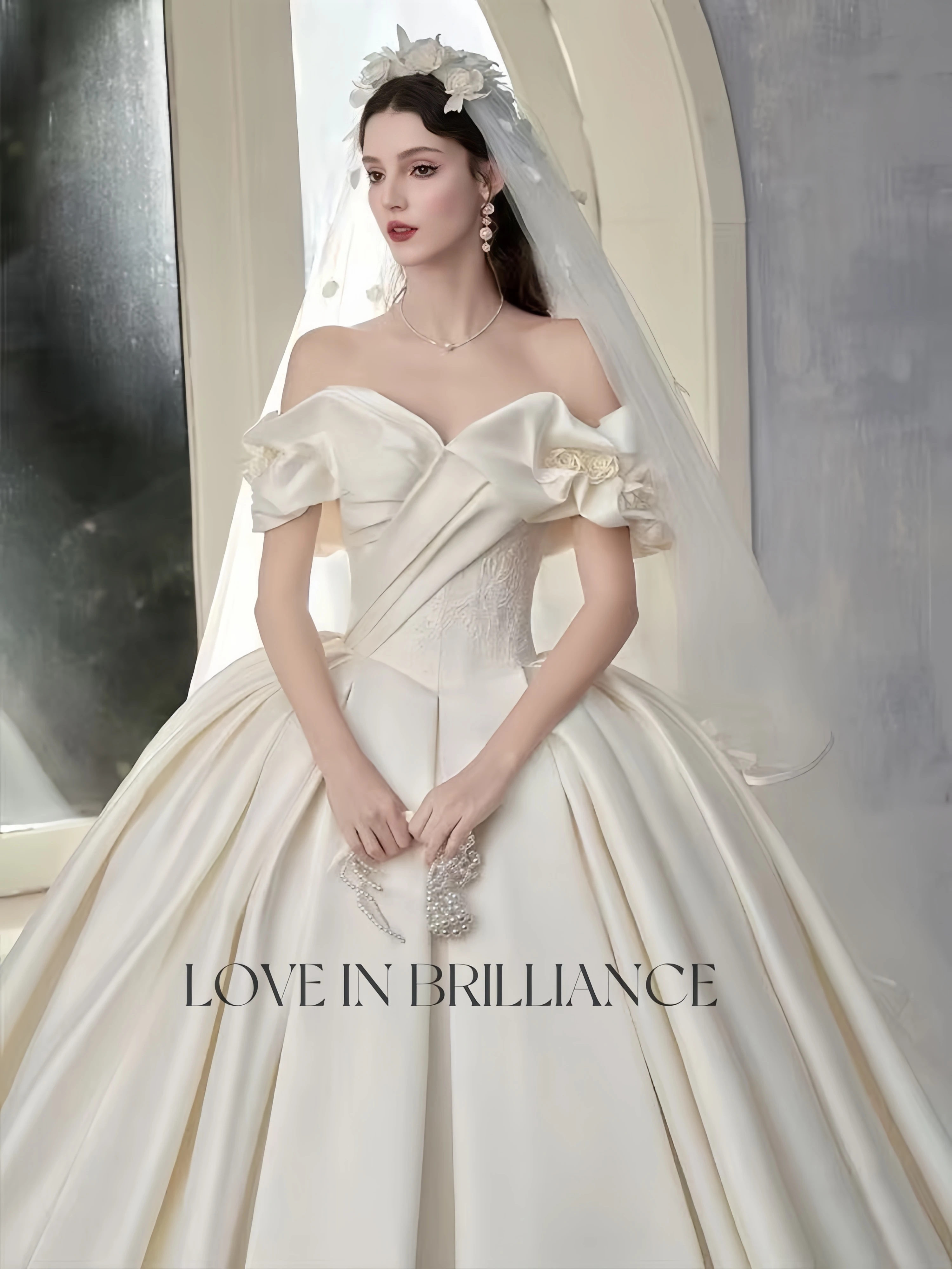 Elegante, bezaubernde Brautkleider, echtes Bild, Brautkleid, Vestido De Novia, maßgeschneidert, Robe de Mariée, Mustajave Mustaе فساتة