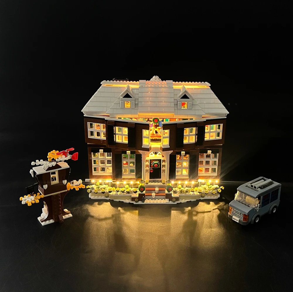 BYB LED Light Kit For 21330 Home Alone Building Blocks Set Remote Control (Not Include Model)