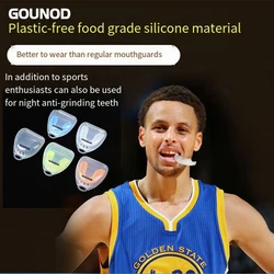 Sports Mouth Guards Shaping-free Food-grade Silicone Products Sanda Taekwondo Adult Mouth Guards Boxing Braces