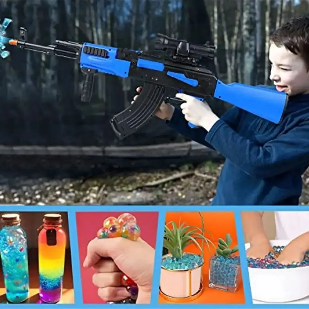 Gel-Kugeln, Perlen, Splat Gun Blaster, 7–8 mm, Wasserball-Dekorationen, Kugel für Orbeez Ball Gun, wachsende Wasserperlen, Kunst-DIY-Zubehör