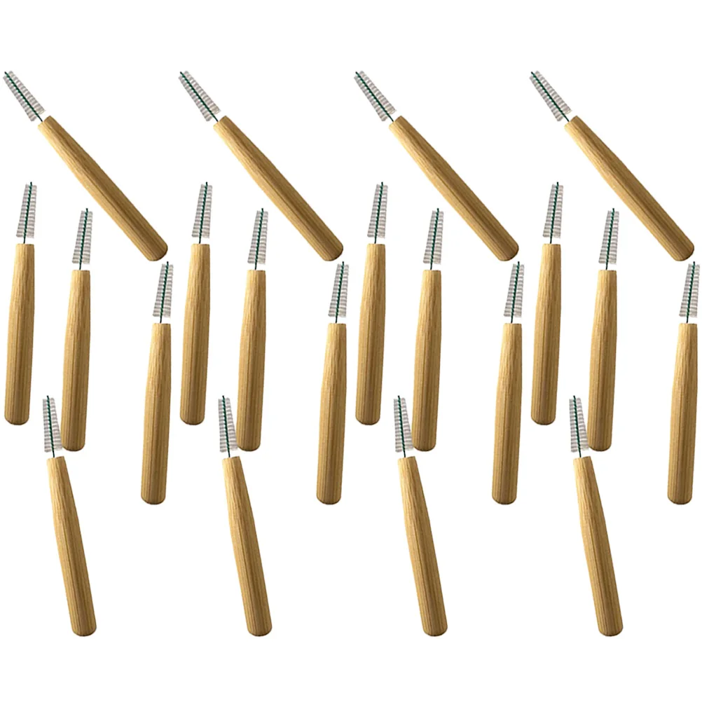 

20Pcs Interdental Brushes Narrow Tooth Gap Cleaner Portable Oral Care Tools Dental Floss Picks for Teeth Cleaning Prevention