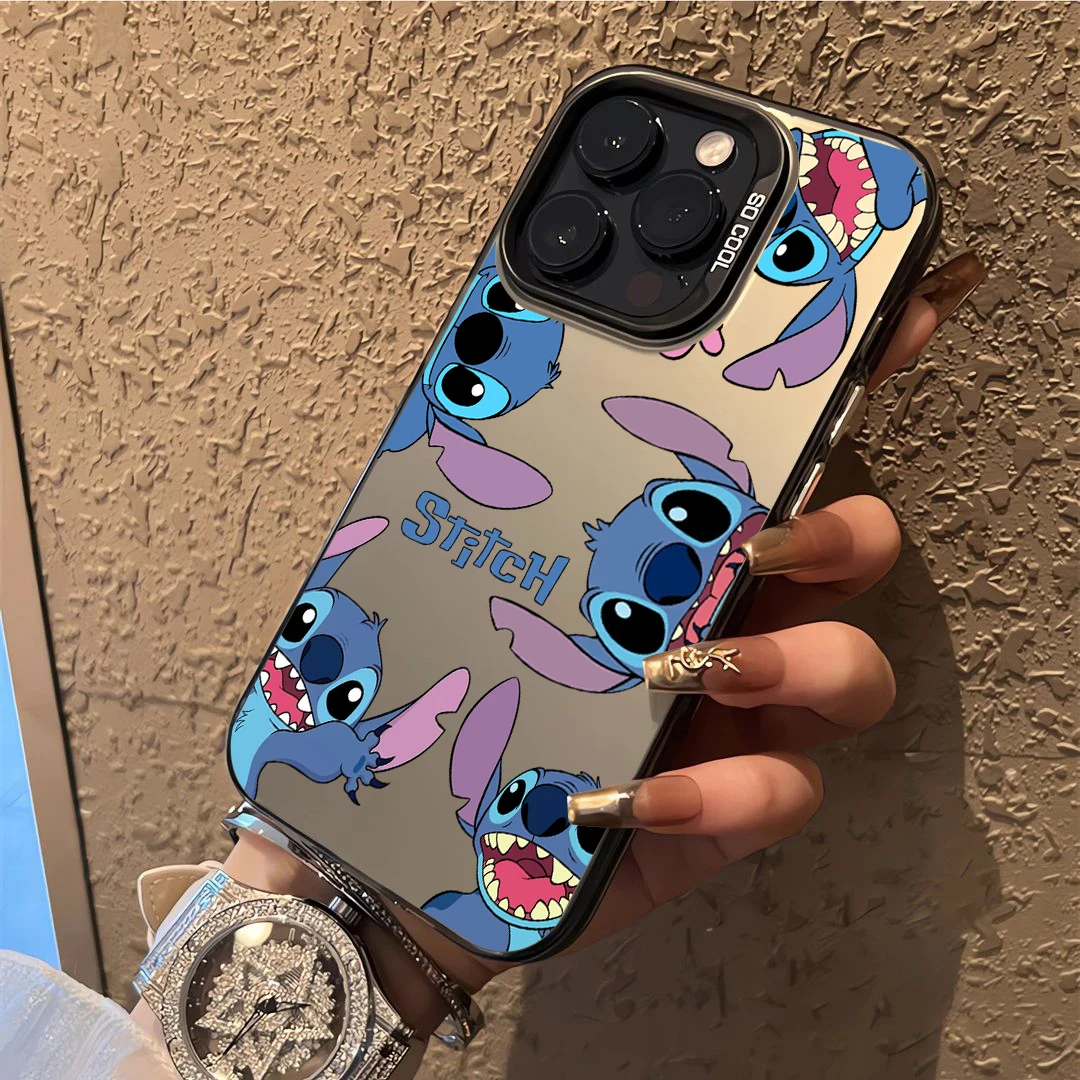 Stitchs Disneys Cartoon Case for VIVO Y15S Y17S Y21 Y22S Y27 Y50 Y91 Y93 V23 V25 V27 V29 S1 Pro 5G Matte Shockproof Back Cover