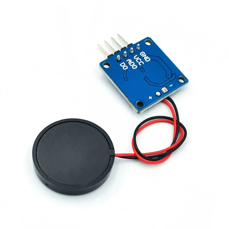 Piezoelectric Shock Tap Sensor Vibration Switch Module Piezoelectric Sheet Percussion for Arduino 51 UNO MEGA2560 R3 DIY Kit