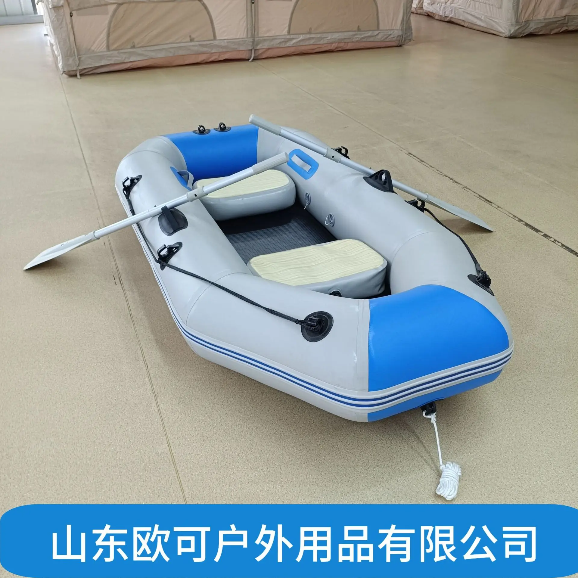 

Small double fishing thickened rubber round drift inflatable kayak assault portable luya