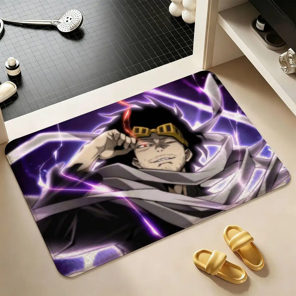 Shota Aizawa MHA My Hero A-Academia Shower Room Absorbent Small Floor Mat Soft Comfortable Decorative Foot Mat