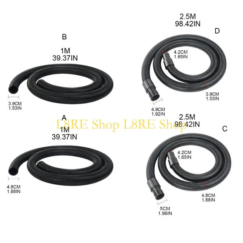 L8RE خرطوم فراغ مرن ل BF502 BF575 BF580 BF585-3BF510A BF584A-3 التنظيف المنزلي مقاوم للضغط الحراري المقاوم