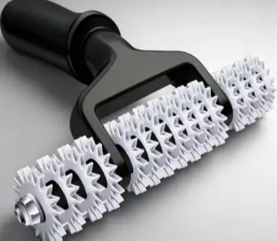 Carpet Installation Seam Tool 5 Inch Serrated Roller Smooth Rolling Anti-slip Design