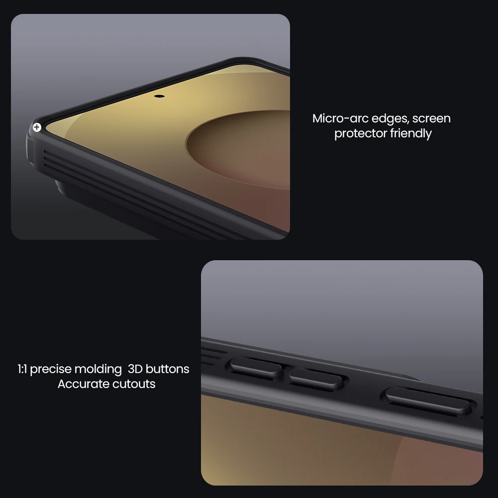 Für Samsung Galaxy S26 Ultra Hülle NILLKIN Fitted Case Camshield Super Frosted Shield Case Objektivschutzabdeckung – Detail 17