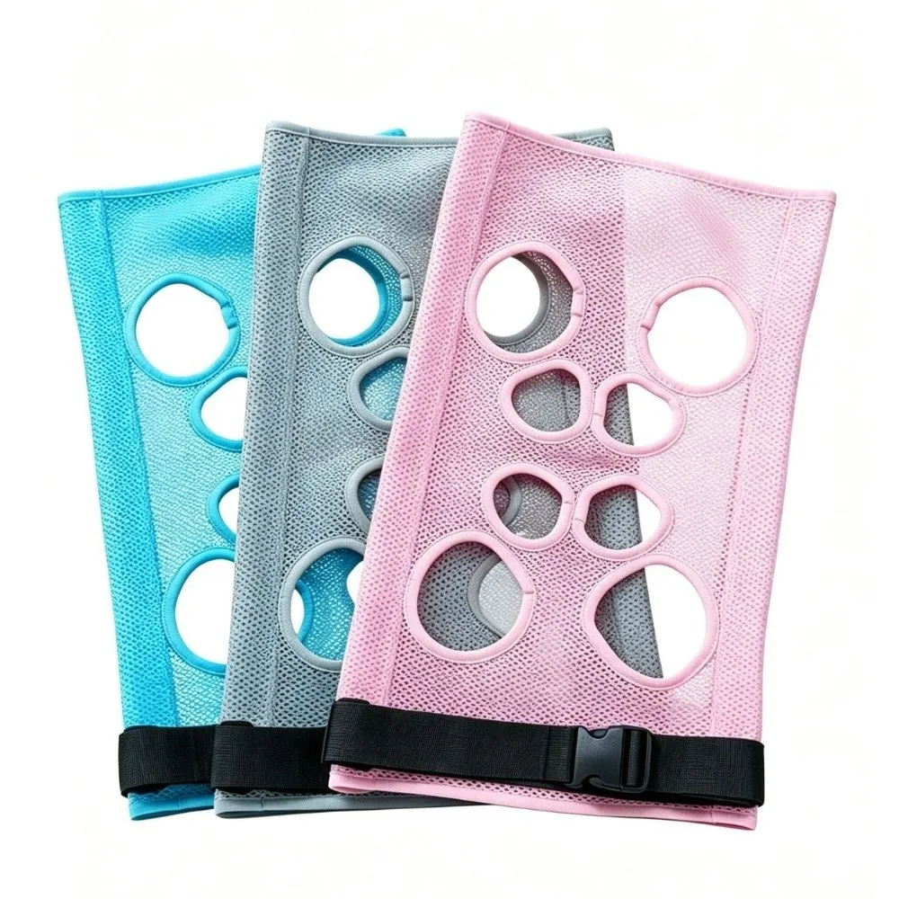 Breathable Pet Grooming Hammock Sling Cloth Multi-hole Adjustable Strap Hammock Table Replace Mesh Cloth Quick Dry Anti-Scratch