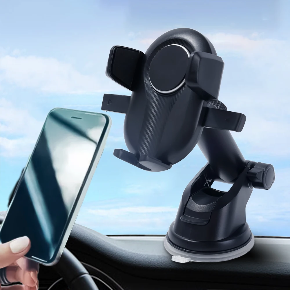 Car Dashboard Phone Holder Stand Gravity Car Suction Cup Phone Stand Mobile Smartphone Bracket for Iphone Samsung Redmi Huawei