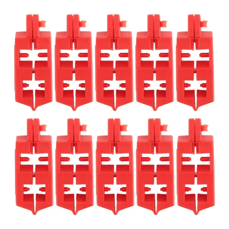 

10 шт. Замки-фиксаторы для автоматических выключателей из нейлона PA, устройство для блокировки и изоляции электрооборудования