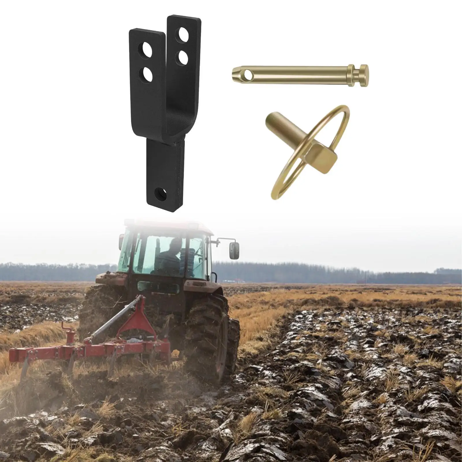 Generic Versatile Quick Hitch Adapter Used to Adjust Top Link Bracket Movements for Category 1 3 Point Quick Hitch Tractors