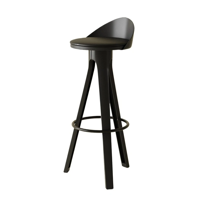 

Modern light luxury bar front desk high stool Nordic style bar stool creative bar chair