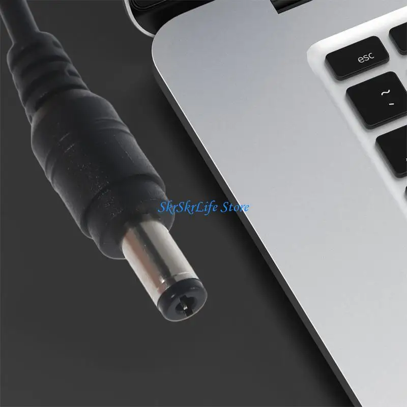 E65E USB C Type C 9V 12V 15V PD to 8.4V 5.5x2.1mm Power Cable for Bicycle LED light Lamp and other 8.4V device