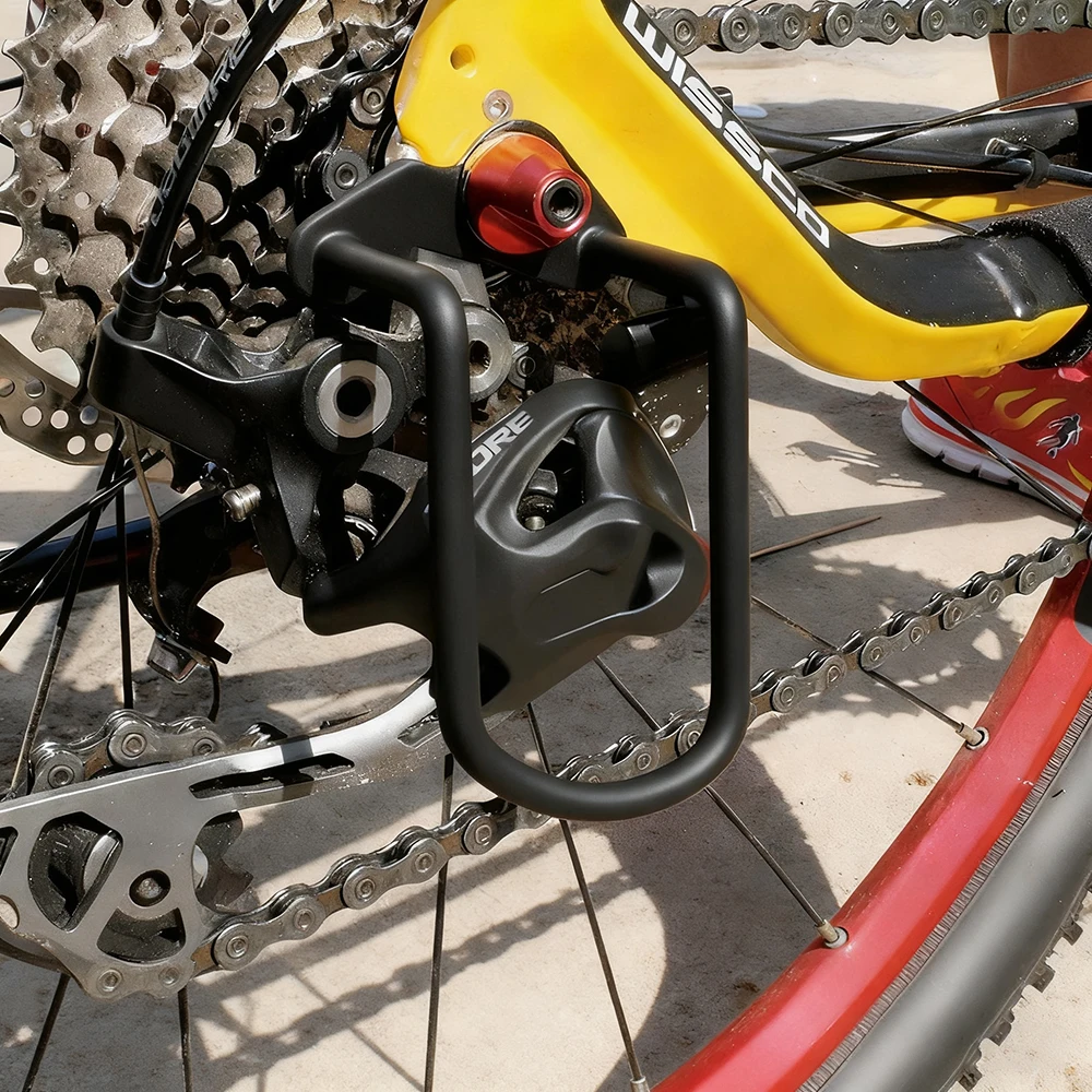 

Bike Rear Derailleurs Protector Universal Mountain Bike Rear Derailleurs Hanging Protector Cover Road Bicycle Accessories Iron