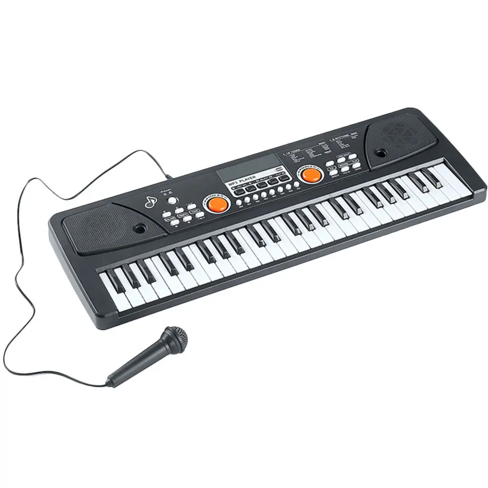 

1Set Kids Electric Piano Multifunctional 49 Keys Keyboard Educational Music Learning Instrument for Children Beginner Music Gift