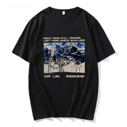 Radiohead-T-shirt pour homme et femme, en coton, imprimé rétro, Rock Boy, adt Japan Station, 100%