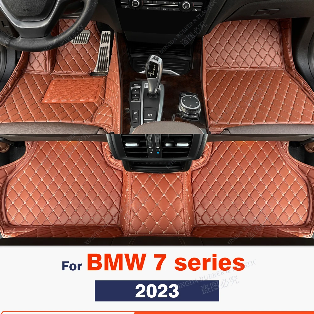 

Car floor mats for BMW 7 series 2023 Custom auto foot Pads automobile carpet cover interior accessories