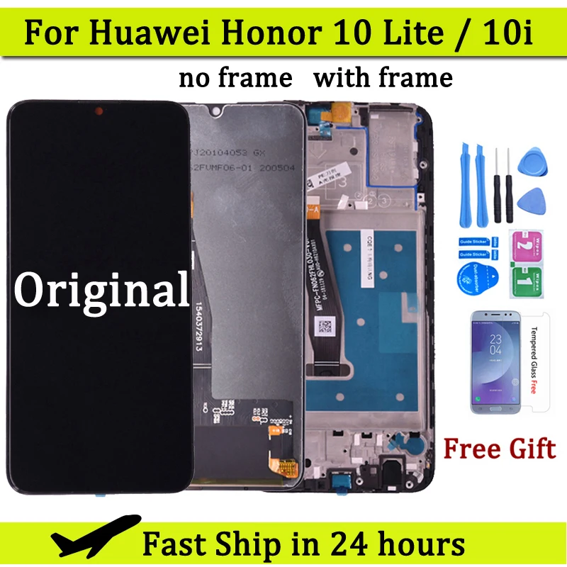 

For Huawei Honor 10 lite LCD Display with Touch Screen Digitizer Assembly With Frame For honor 10i HRY-LX1 LCD